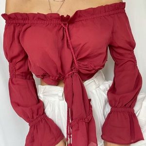 Dark Red love ❤️ like new, size fits XS-L